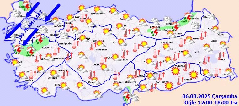Meteoroloji'den Sağanak Yağış ve Fırtına Uyarısı! İstanbullular Dikkat