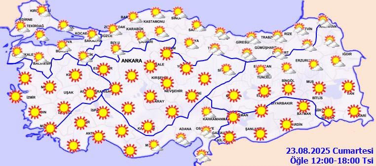 Meteorolojiden Yeni Hava Durumu Haritası: Bölge Bölge Güncel Tahminler