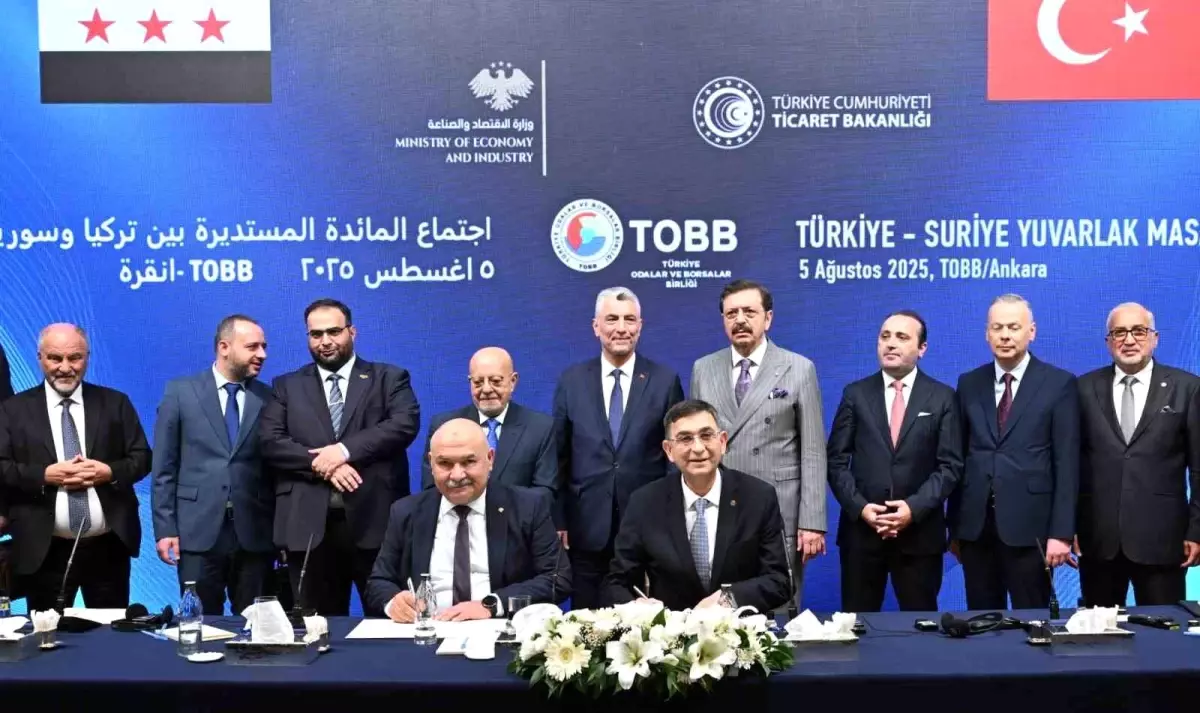 Türkiye-Suriye Ticaret İş Birliği Protokolü İmzalandı
