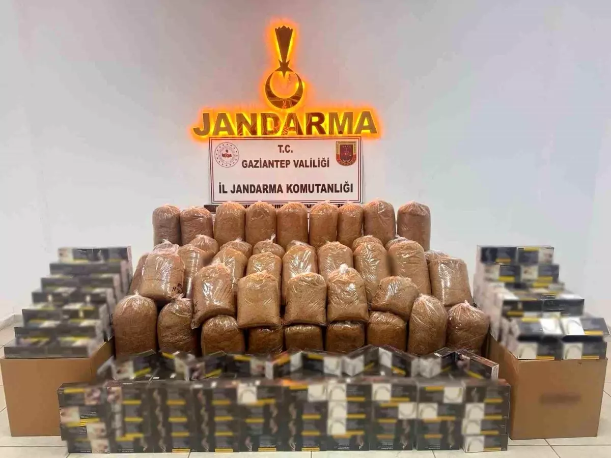 Gaziantep Jandarmasından Ağustos Ayında Kaçakçılık ve Uyuşturucu Operasyonları