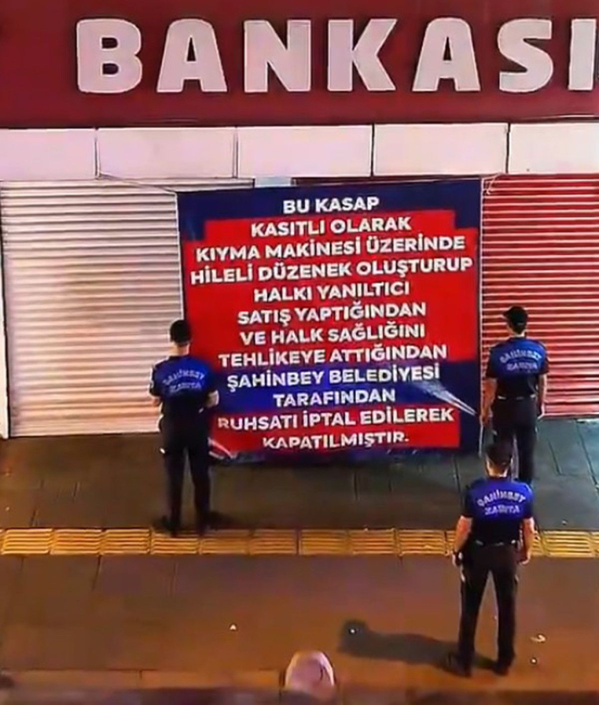 Gaziantep'te Hijyen Kurallarına Uymayan Kasaba Yönelik Sert Denetim ve Mühürleme Kararı