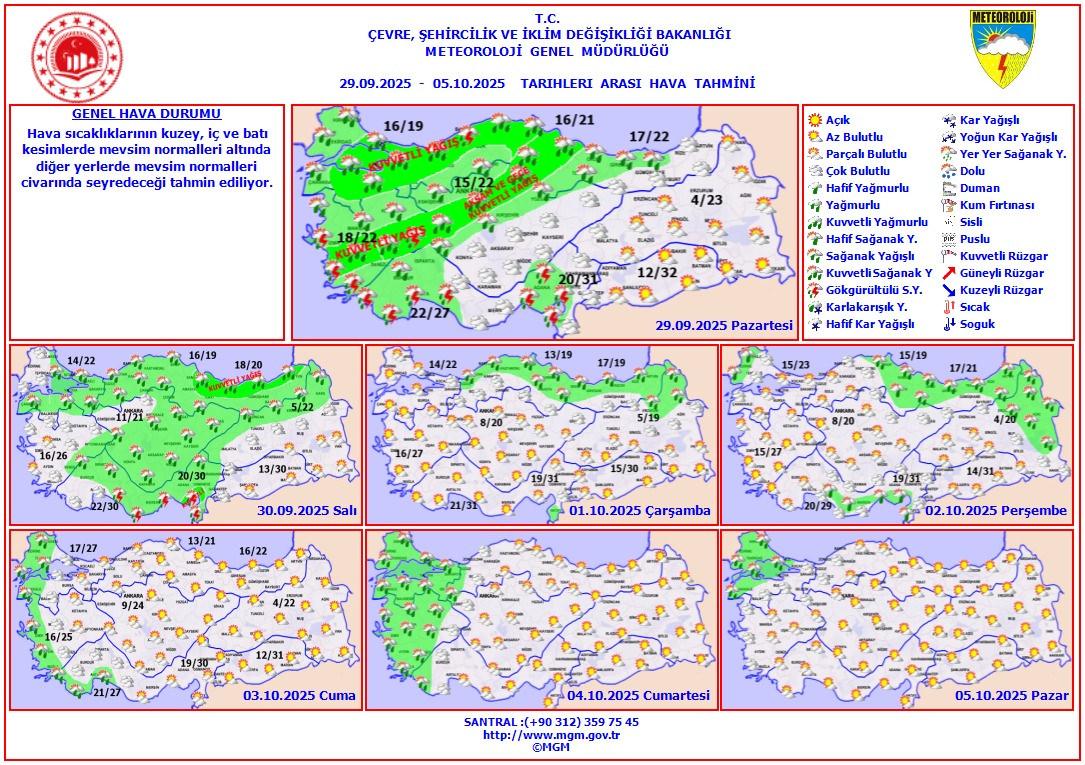 İstanbul ve 17 İl İçin Meteorolojiden Kritik 'Sarı' Kodlu Sağanak Uyarısı