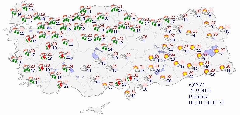 İstanbul ve 17 İl İçin Meteorolojiden Kritik 'Sarı' Kodlu Sağanak Uyarısı