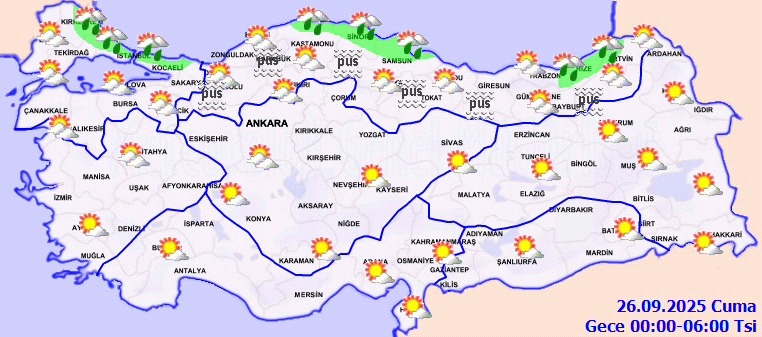 Meteoroloji Genel Müdürlüğü'nden İstanbul ve Çevresi İçin Sağanak Yağış Uyarısı ve Ani Sıcaklık Düşüşü