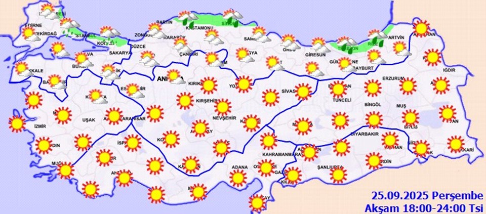 Meteoroloji Uyarısı: İstanbul ve 8 İlde Sağanak Yağış Bekleniyor
