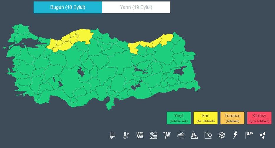 Meteoroloji'den 11 kente son dakika uyarısı! Meteoroloji'den 11 kente son dakika uyarısı!