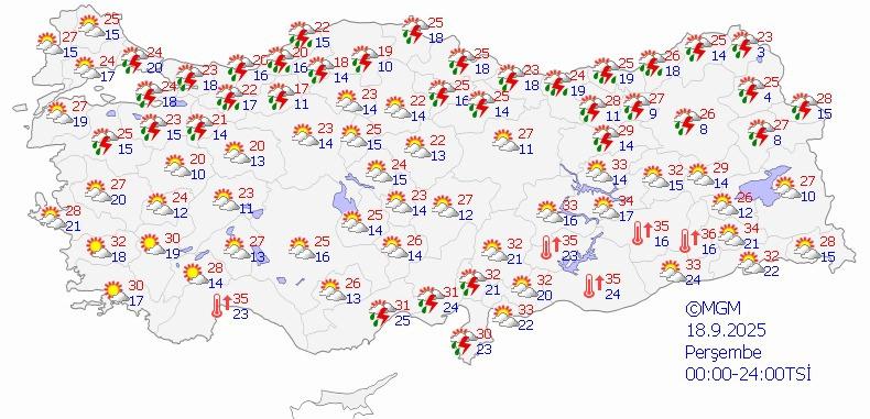 Meteoroloji'den 11 kente son dakika uyarısı! Meteoroloji'den 11 kente son dakika uyarısı!