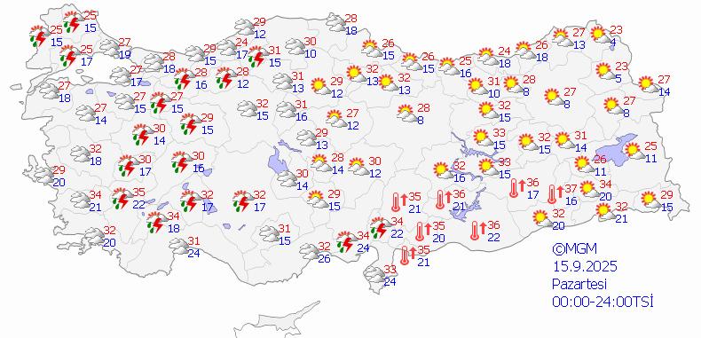 Meteorolojiden son dakika açıklaması! Çok sayıda il için uyarı