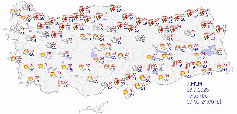Meteorolojiden son dakika açıklaması! Çok sayıda il için uyarı