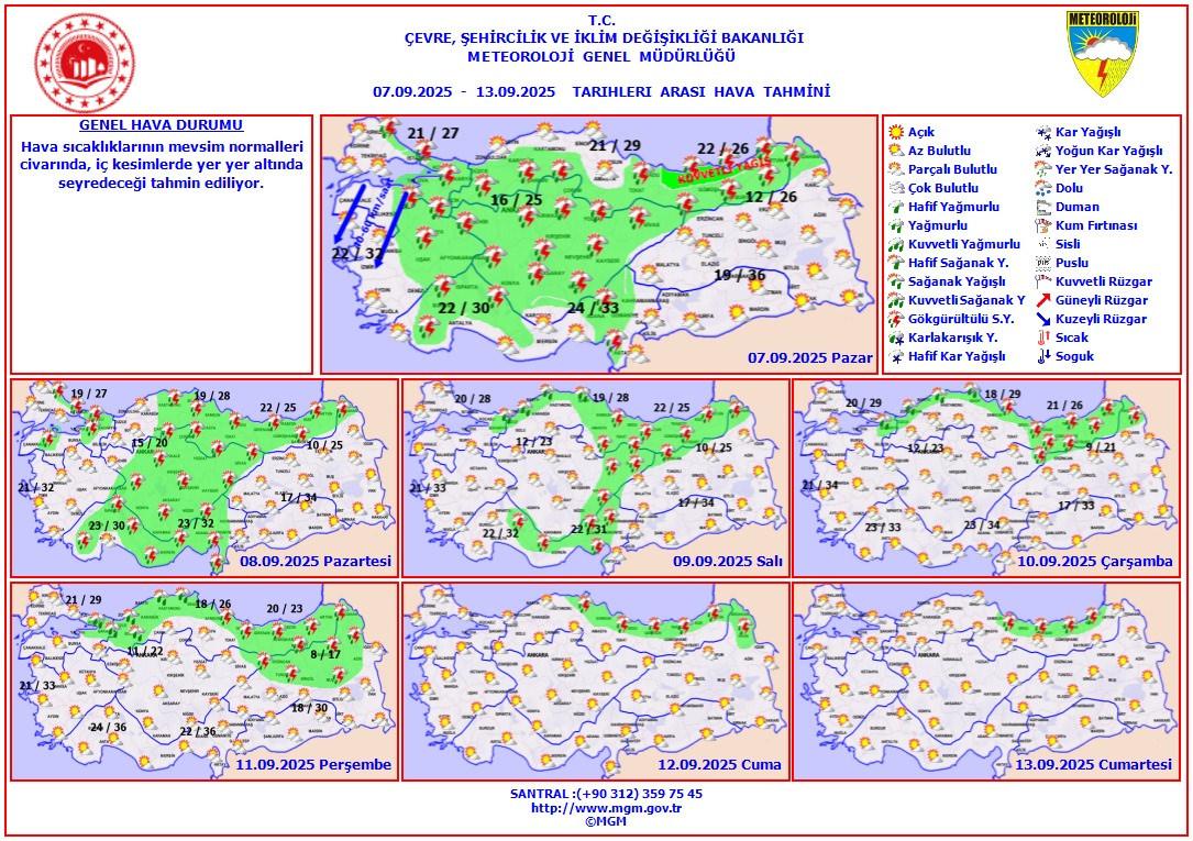Meteoroloji'den dört kente son dakika uyarısı! Yeni harita yayımlandı