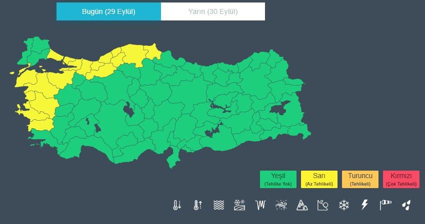 Meteoroloji'den Kritik Uyarı: İstanbul ve 20 Kent İçin 'Sarı' Kodlu Sağanak Alarmı