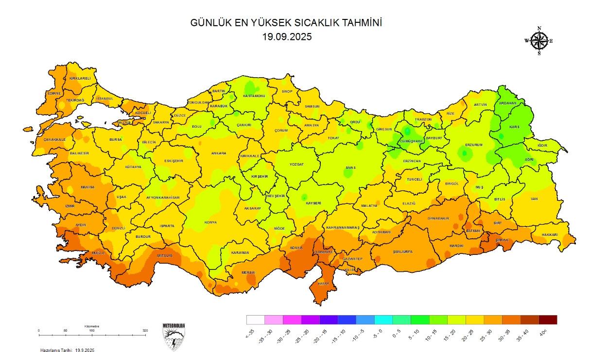 Meteoroloji'den Sıcaklık Düşüşü ve 13 İle Sarı Kodlu Fırtına Uyarısı