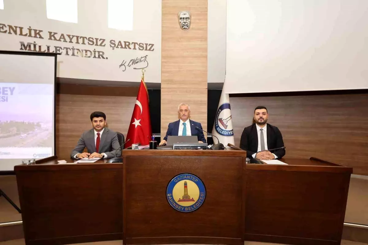 Şahinbey Belediye Meclisi Eylül Ayı 2025 İlk Oturumu Yapıldı