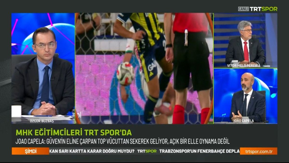 TFF VAR Direktörü Capela ve TFF Hakem Gelişim Direktörü Pereira, tartışmalı pozisyonları değerlendirdi