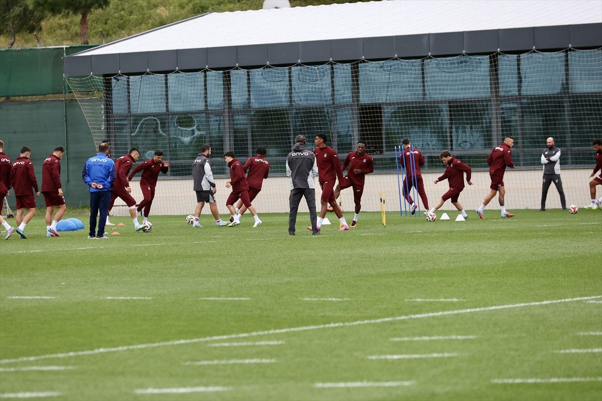 Trabzonspor Gaziantep FK Maçı Öncesi Son Antrenmanları Tamamlıyor