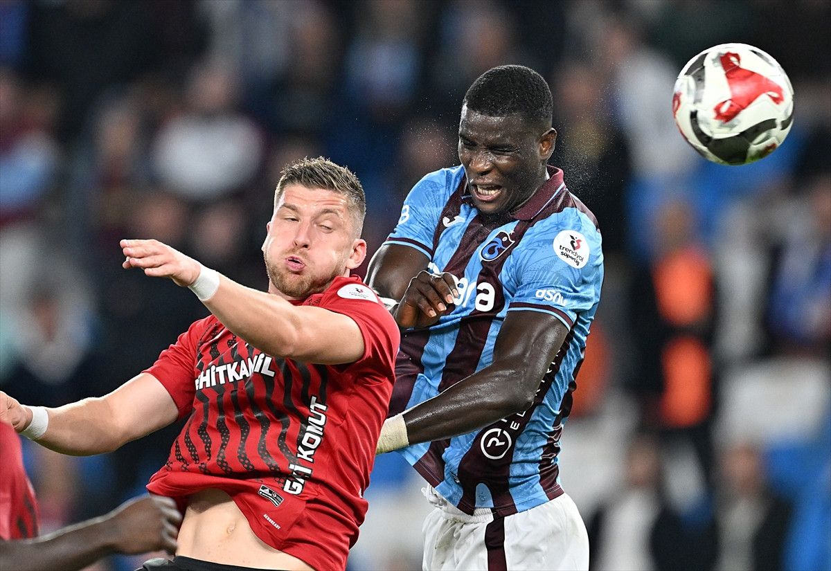 Trabzonspor, sahasında Gaziantep FK ile yenişemedi