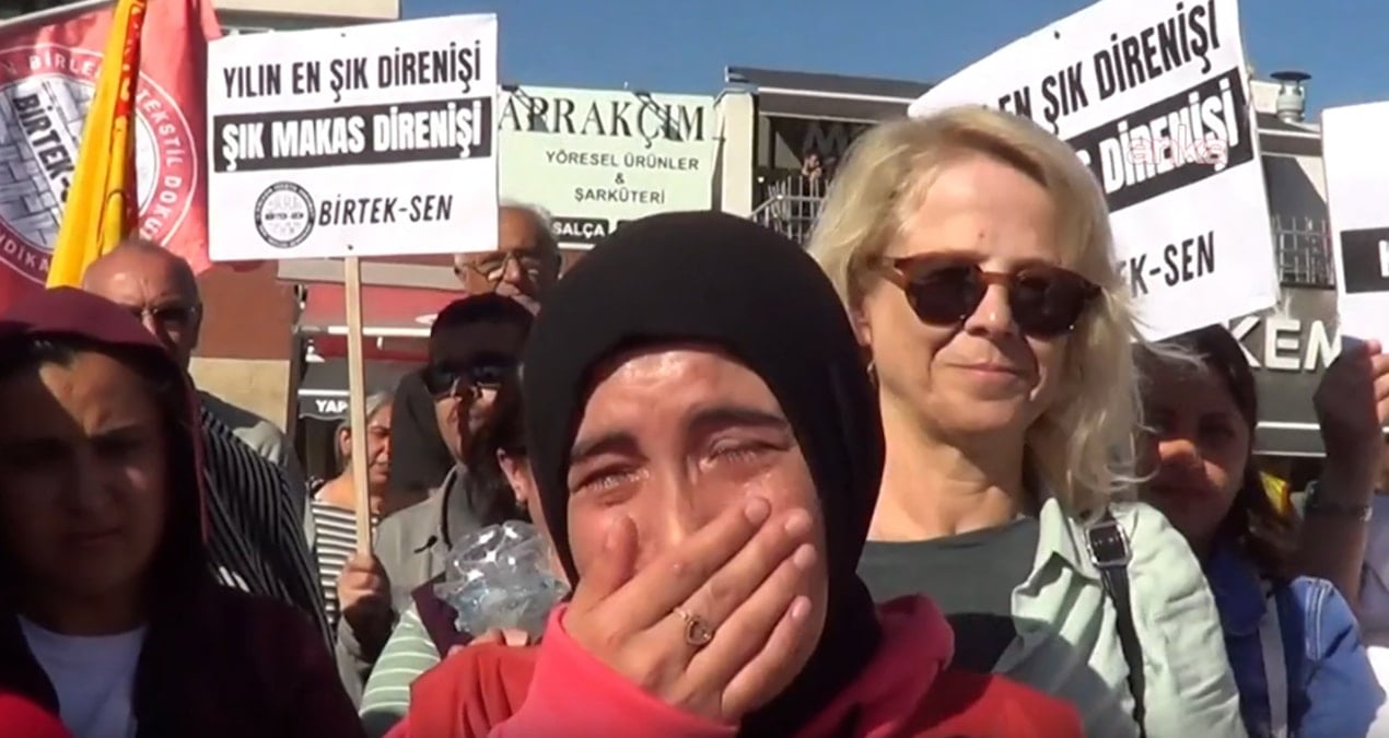 Günlerdir eylemdeler! Engelli işçinin hıçkıra hıçkıra ağlaması yürek burktu