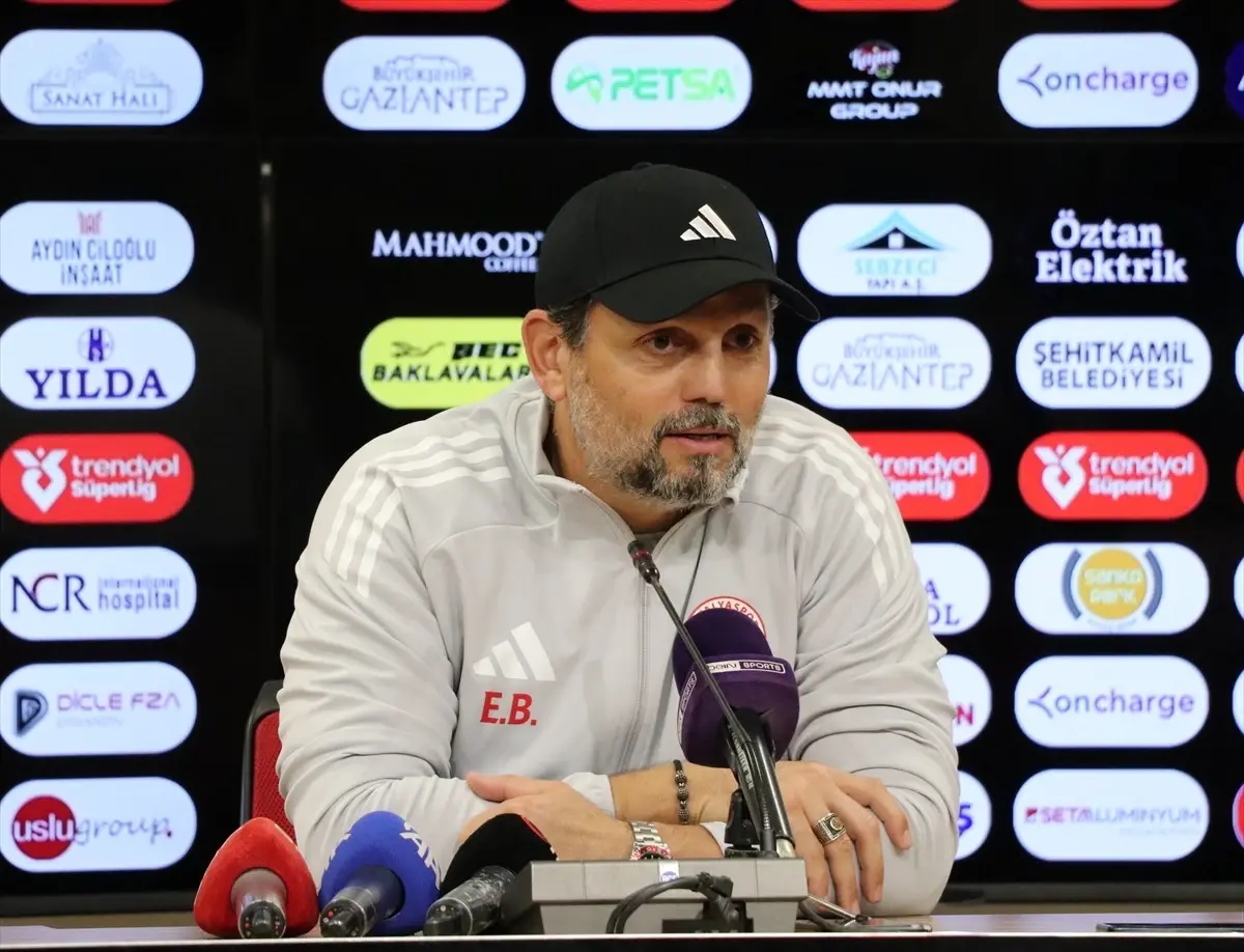 Erol Bulut: Gaziantep FK Maçı Sonrası Deplasman Zorluklarını Değerlendirdi