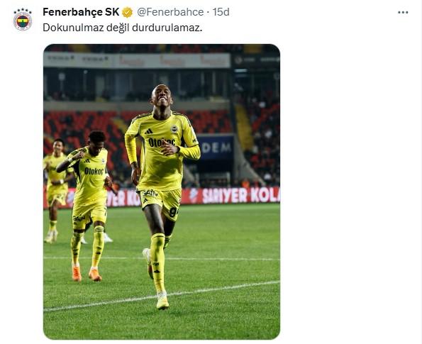 Fenerbahçe'den maç biter bitmez Galatasaray'a olay gönderme