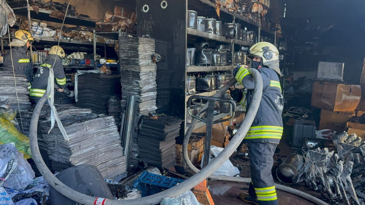 Gaziantep Sanayi Sitesinde Büyük Yangın Kontrol Altında