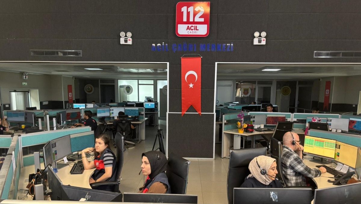 Gaziantep'te 112'ye 8 ayda 1,7 milyon asılsız çağrı geldi