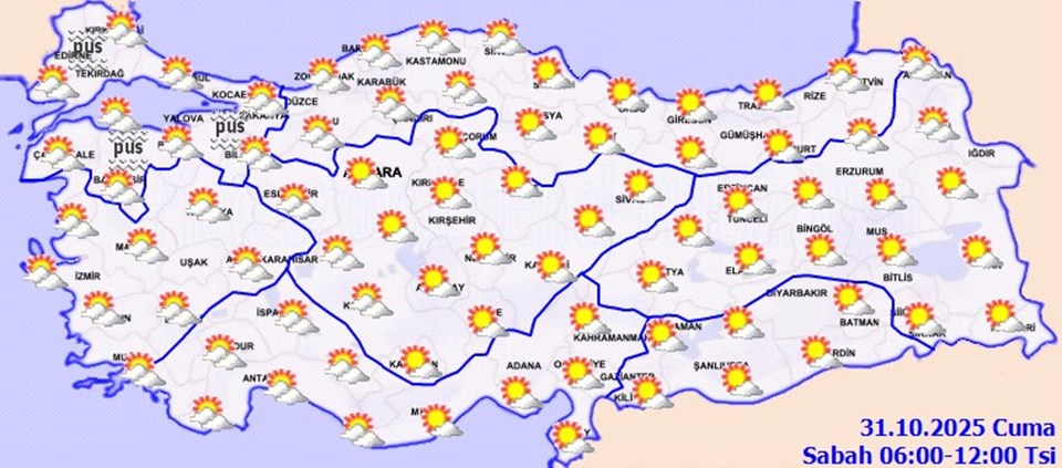 Pastırma Yazı Geldi: Hava 5 Derece Isınıyor, Yurt Genelinde Güneşli Hava Bekleniyor
