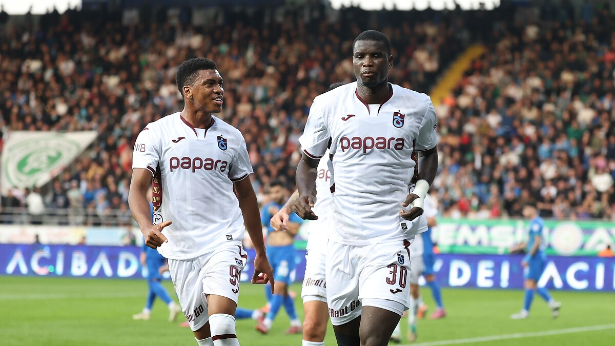 Trabzonspor'u Paul Onuachu ve Felipe Augusto'nun Golleri Taşıyor