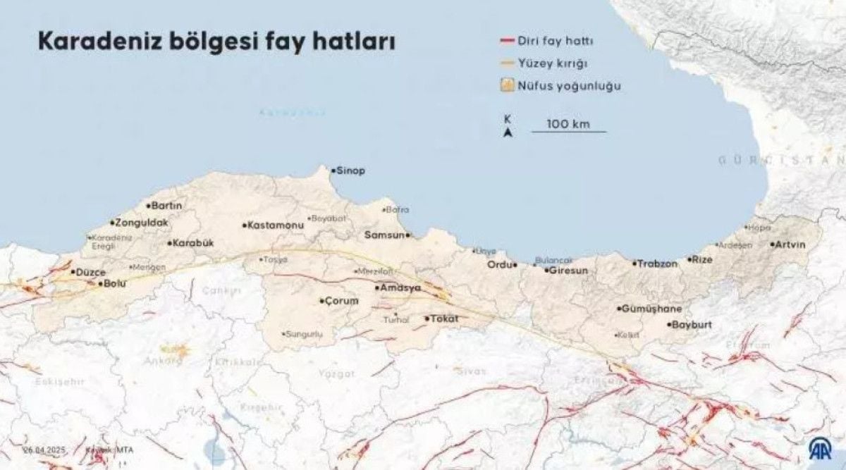 Türkiye'nin en tehlikeli fay hatları açıklandı: 45 il risk altında