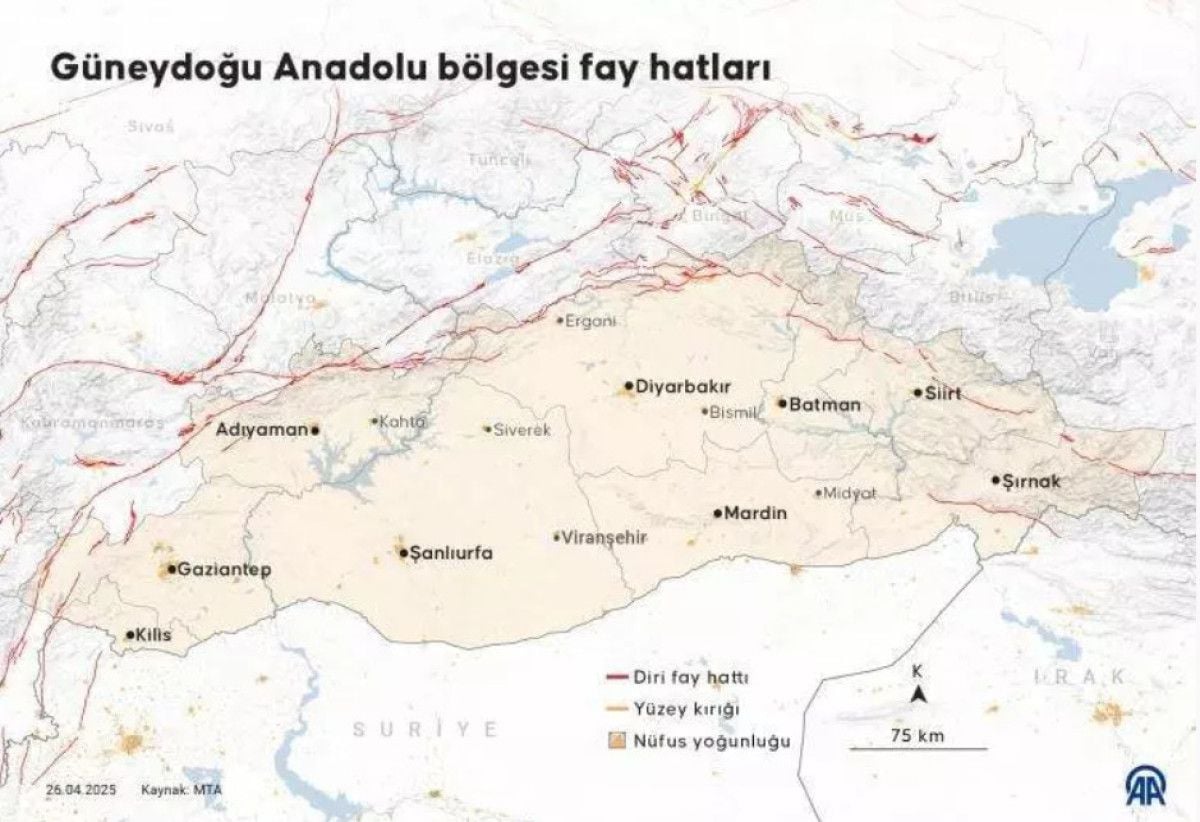Türkiye'nin en tehlikeli fay hatları açıklandı: 45 il risk altında