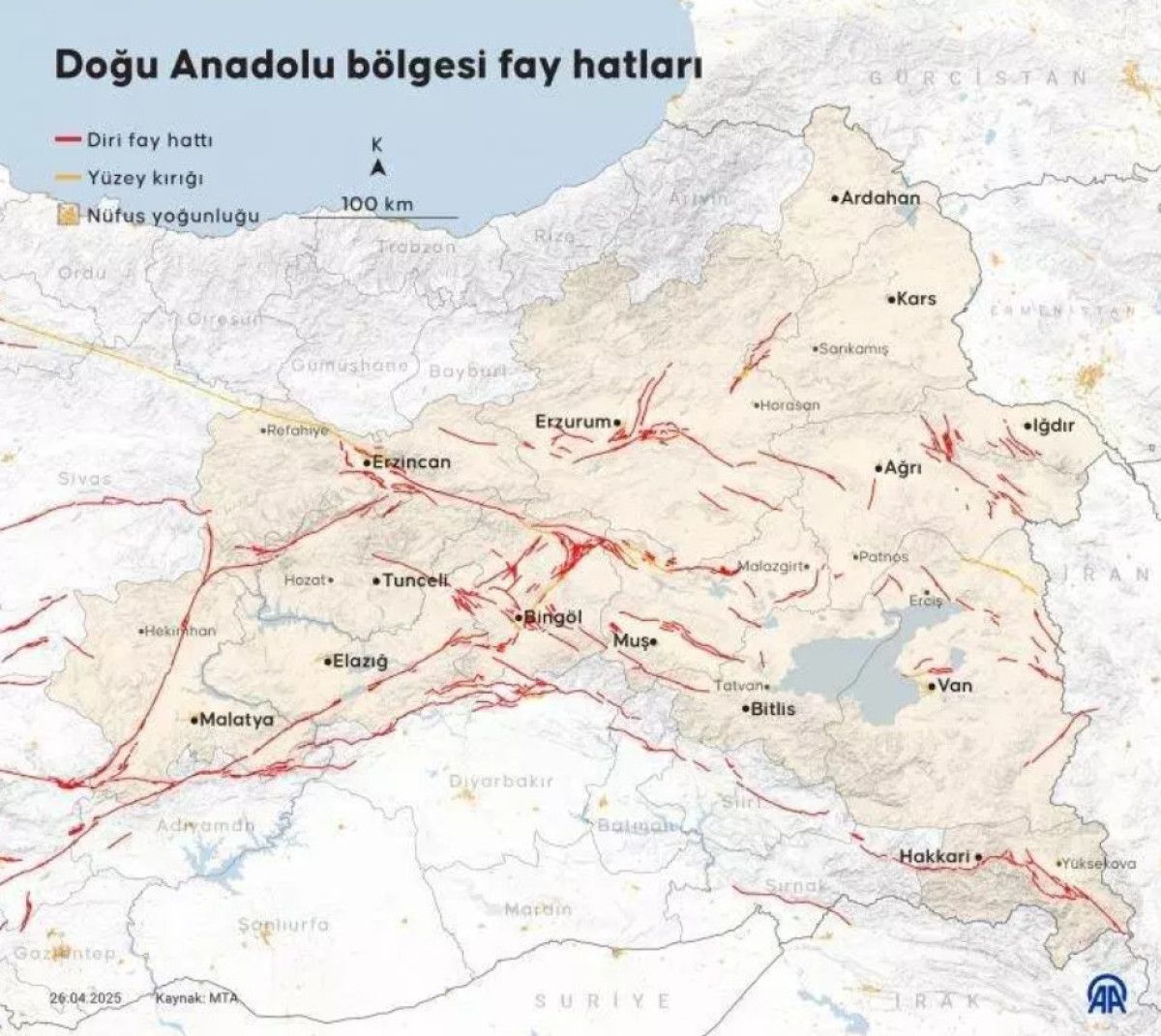 Türkiye'nin en tehlikeli fay hatları açıklandı: 45 il risk altında