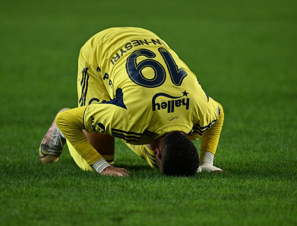 Youssef En-Nesyri'nin 4 Maç Sonrası Gol Sevinci