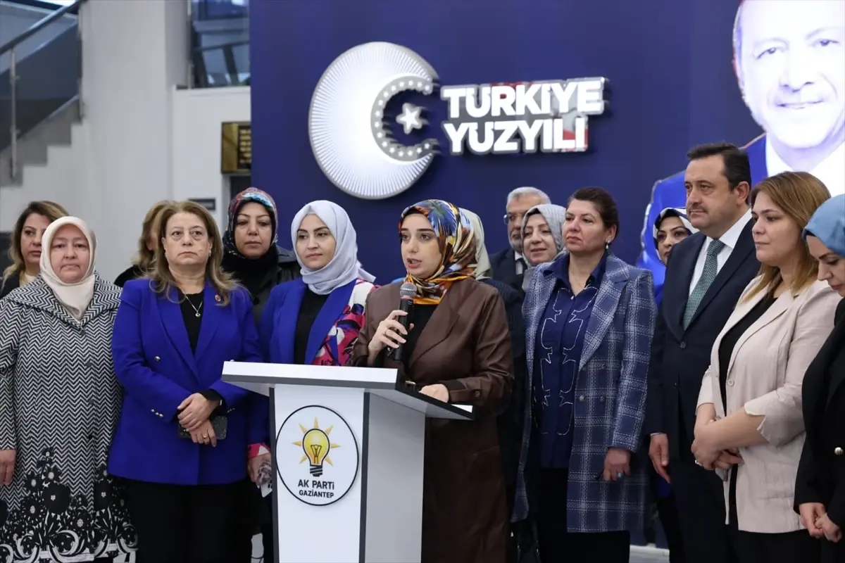 AK Parti Gaziantep Kadın Kolları Başkanı Dilan Ensari Şahin'den Kadına Yönelik Şiddetle Mücadele Vurgusu