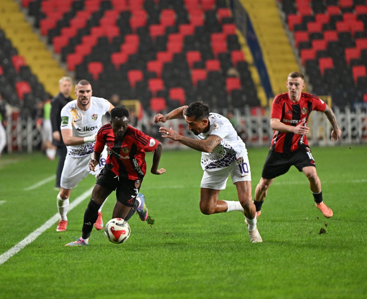 Gaziantep FK, Eyüpspor’a sahasında 2-1 mağlup oldu: Boateng'in kavga esnasında attığı gol maça damga vurdu