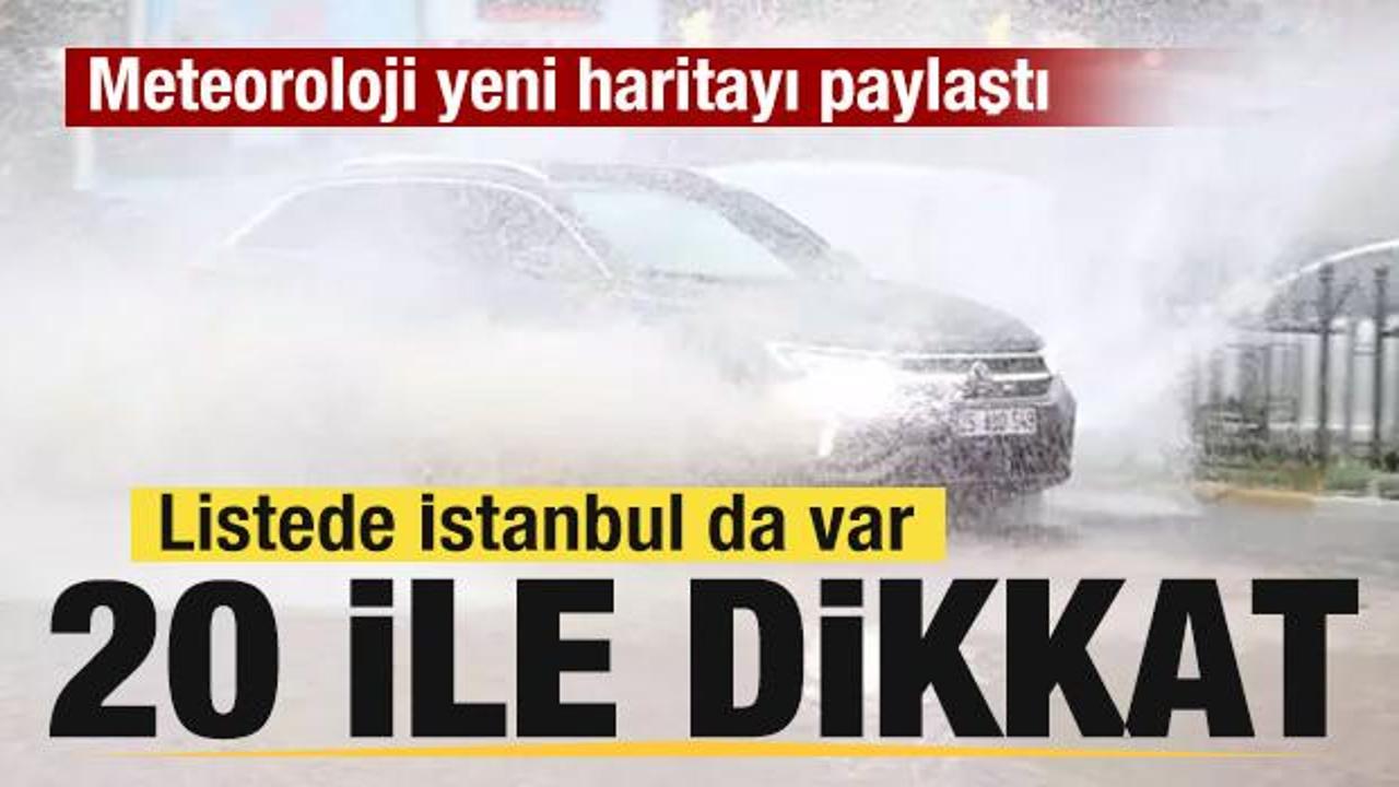 İstanbul ve 20 İl İçin İklimsel Uyarı: Meteoroloji’den Kritik Sağanak Yağış Bildirimi