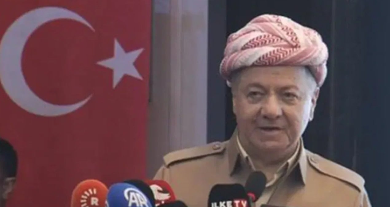 Mesud Barzani'den Erdoğan ve Öcalan'a Teşekkür Mesajı