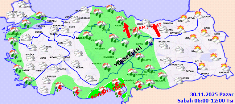 Kar, yağmur, fırtına... Meteoroloji yeni haritayı paylaştı: Çok şiddetli olacak!