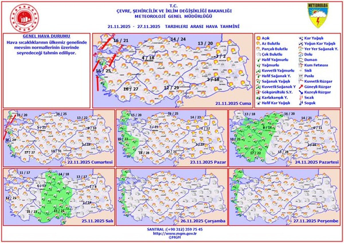 Meteoroloji Uyardı: 18 Derecelik Ani Sıcaklık Düşüşü Türkiye’yi Etkileyecek