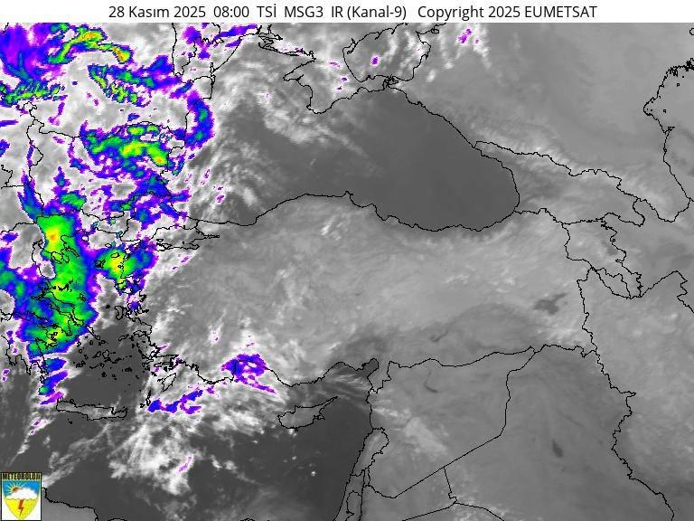 Meteoroloji Uyarısı: 28 Kasım 2025'te Kuvvetli Sağanak Yağış Bekleniyor