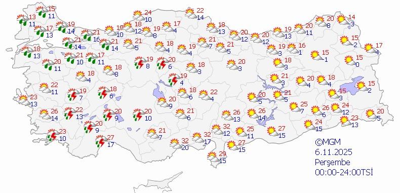 Meteoroloji ve AKOM uyarmıştı: Kuvvetli sağanak yağış başladı! Trafik durma noktasında