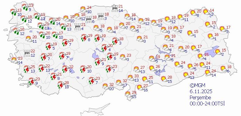 Meteoroloji’den 4 Bölgede Sağanak Yağmur Uyarısı ve Hava Durumu Analizi