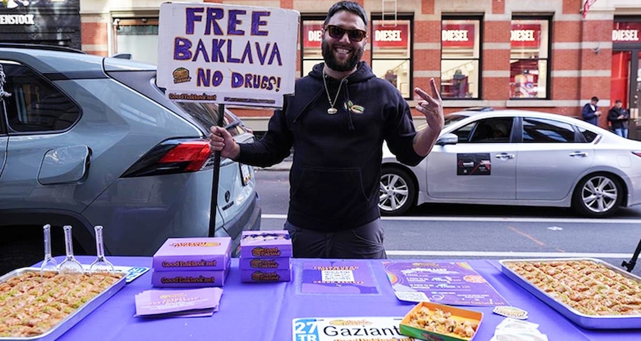 New York'ta bedava baklava