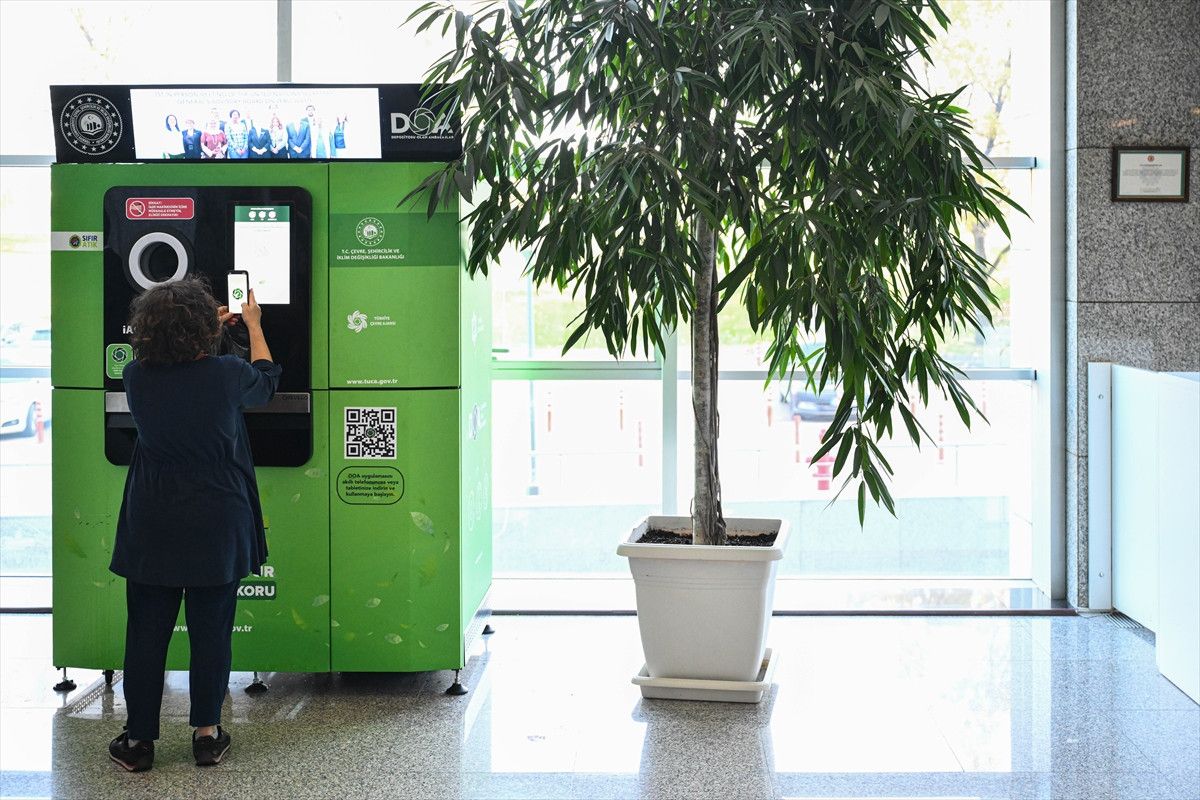 TBMM'de Sıfır Atık Hamlesi: Depozito İade Makineleri Hizmete Girdi