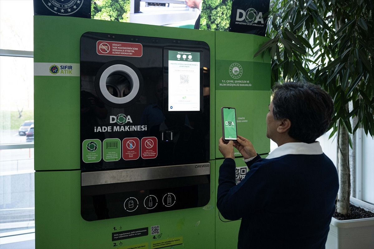 TBMM'de Sıfır Atık Hamlesi: Depozito İade Makineleri Hizmete Girdi