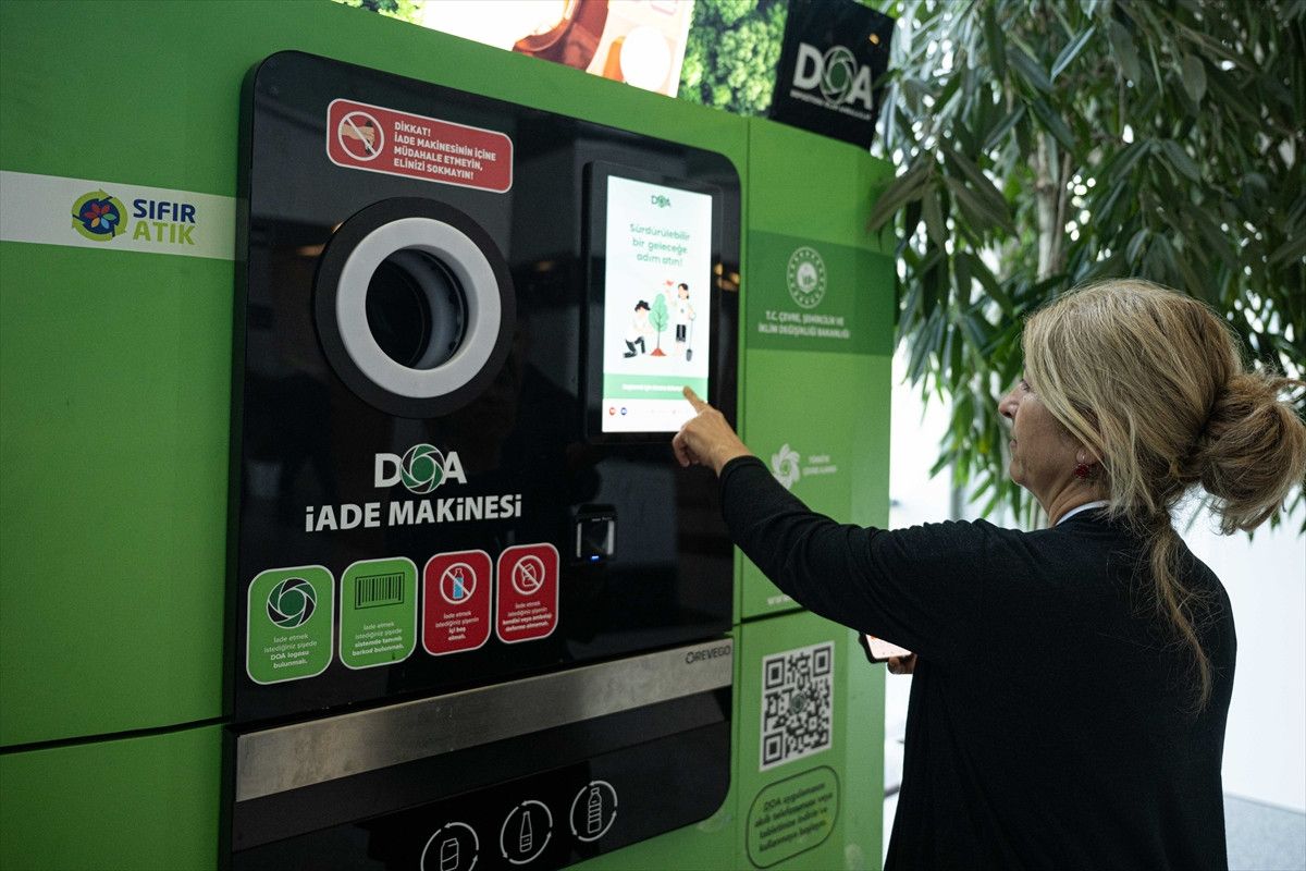 TBMM'de Sıfır Atık Hamlesi: Depozito İade Makineleri Hizmete Girdi