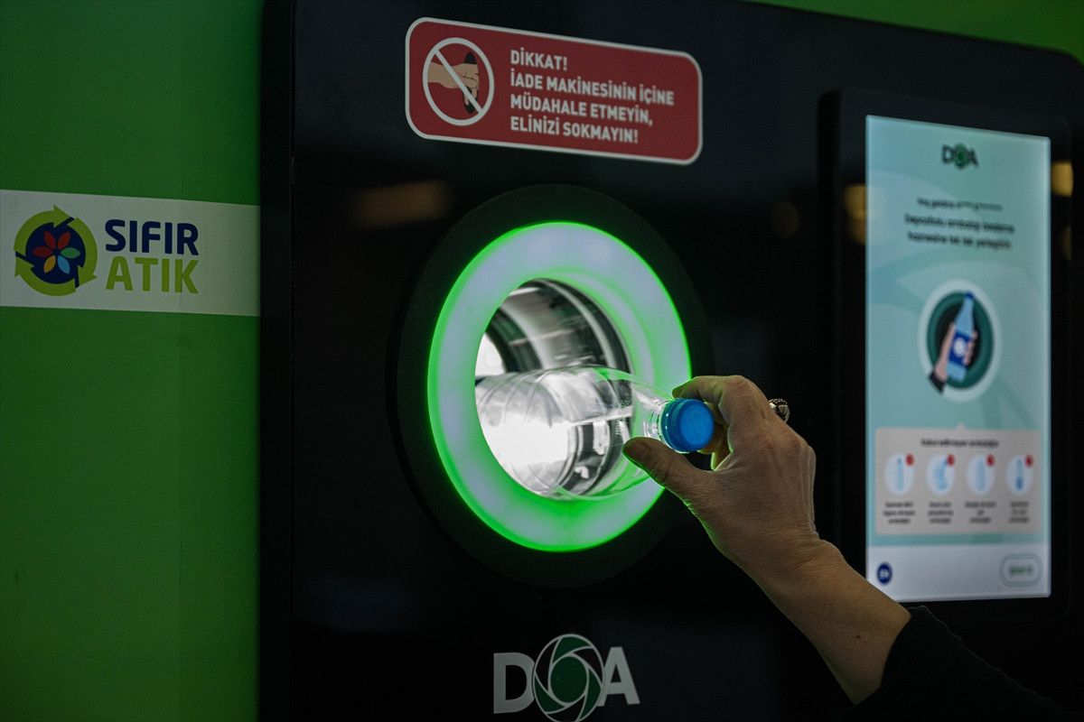 TBMM'de Sıfır Atık Hamlesi: Depozito İade Makineleri Hizmete Girdi