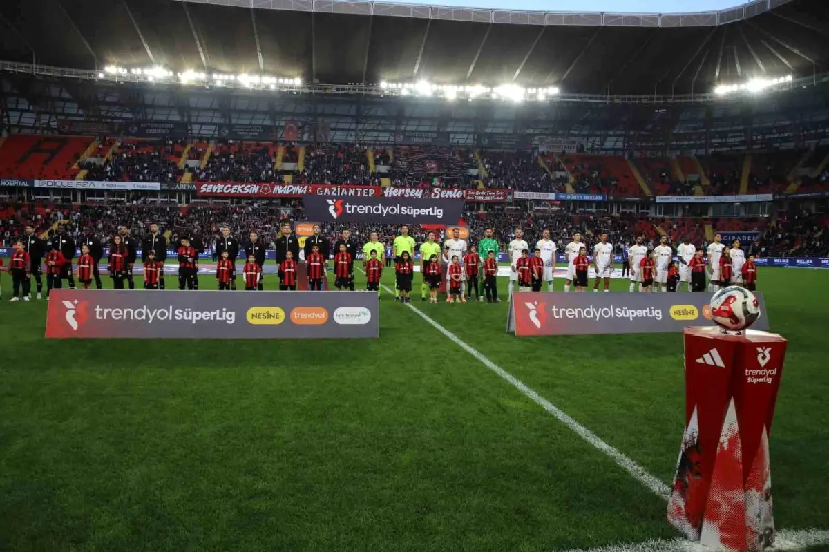 Trendyol Süper Lig 14. Hafta: Gaziantep FK - Eyüpspor İlk Yarı Sonucu