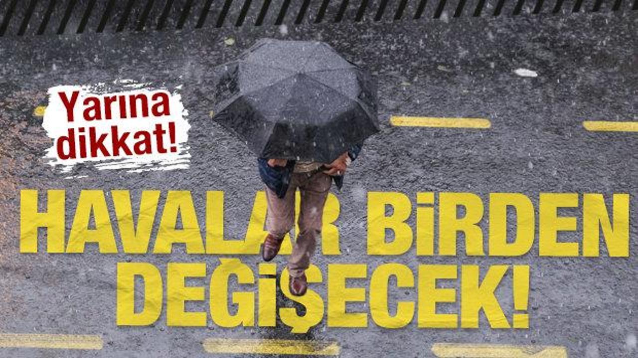 Türkiye, Balkanlar'dan gelen soğuk ve yağışlı havanın etkisine girecek