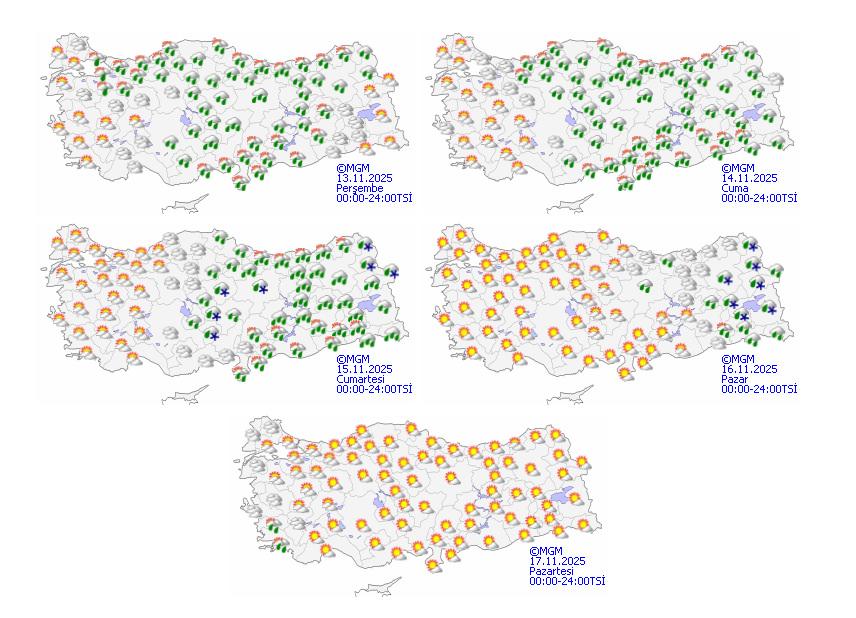 Türkiye’de Hava Değişimi: Sağanak Yağış ve Karla Mücadele Başlıyor