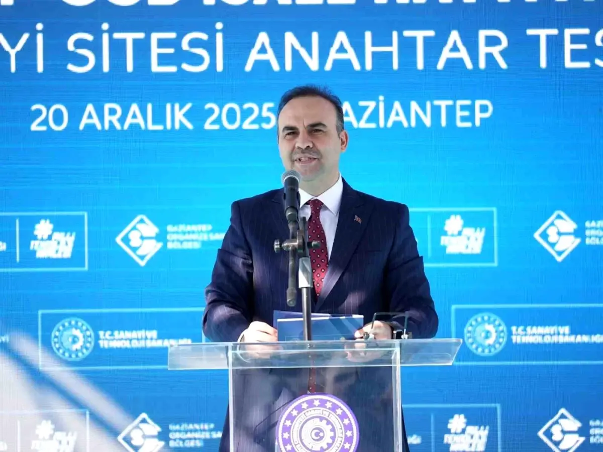 Bakan Kacır: Su kaynaklarımızın sanayimizde etkin ve verimli kullanımını destekleyecek adımları kararlılıkla hayata geçiriyoruz