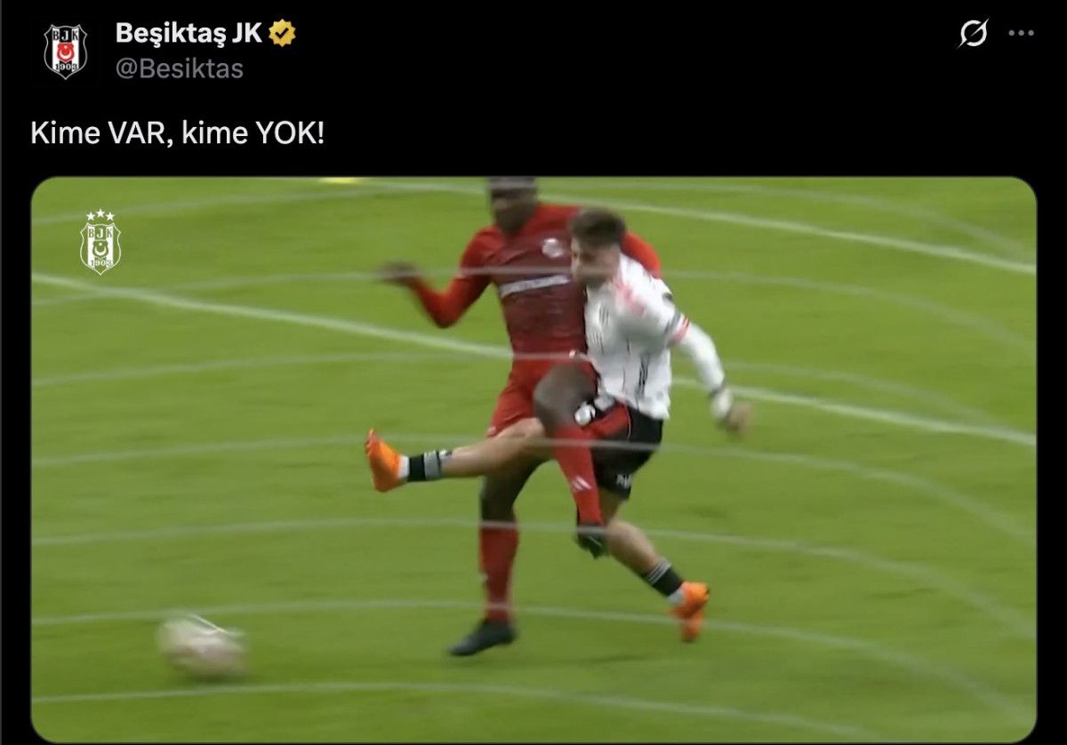 Beşiktaş-Gaziantep FK Maçında Tartışmalı Penaltı Pozisyonu